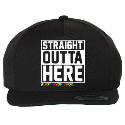 Straight Outta Here Graduation Wool Snapback Cap