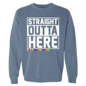 Straight Outta Here Graduation Garment-Dyed Sweatshirt