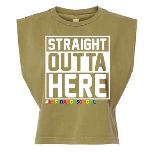 Straight Outta Here Graduation Garment-Dyed Women's Muscle Tee