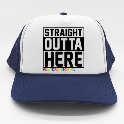 Straight Outta Here Graduation Trucker Hat