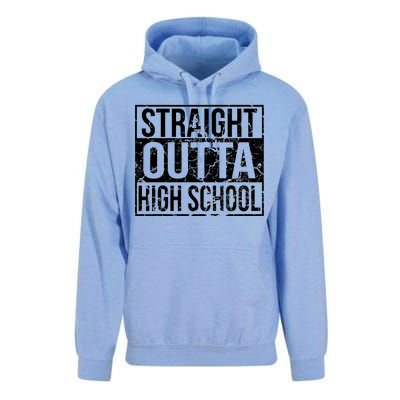 Straight Outta High School Funny Senior Graduate Graudation Unisex Surf Hoodie