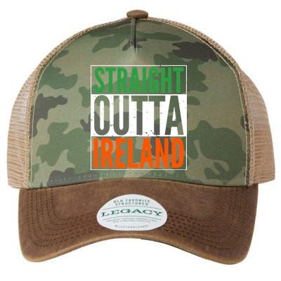 Straight Outta Ireland St. Patrick's Day Irish Legacy Tie Dye Trucker Hat
