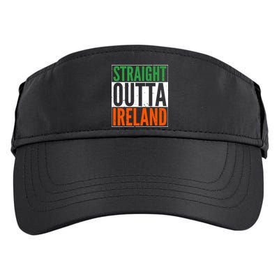 Straight Outta Ireland St. Patrick's Day Irish Adult Drive Performance Visor