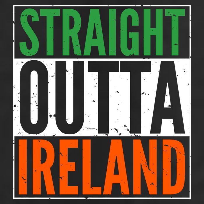 Straight Outta Ireland St. Patrick's Day Irish Adult Drive Performance Visor