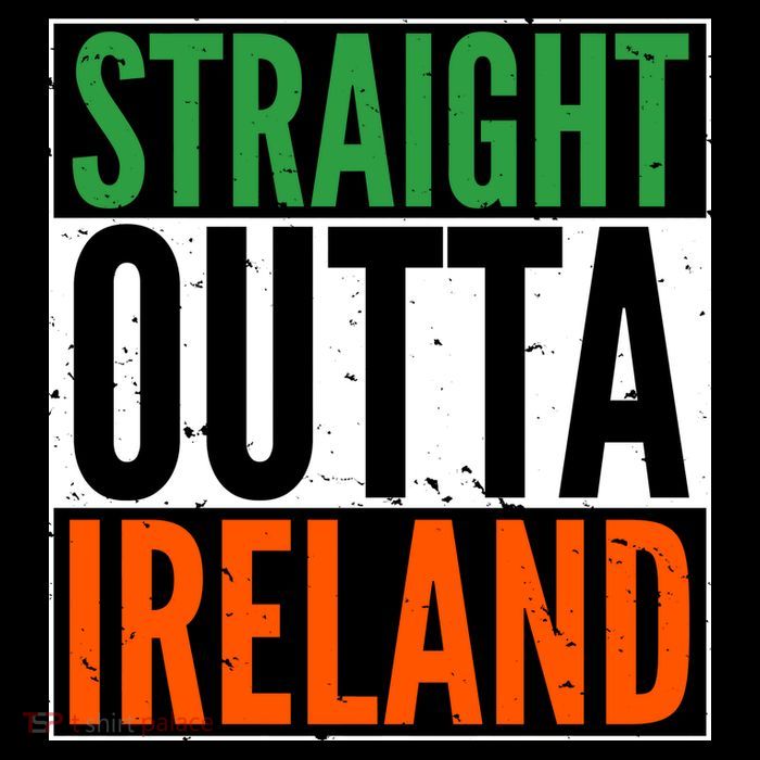 Straight Outta Ireland St. Patrick's Day Irish Baby Bodysuit