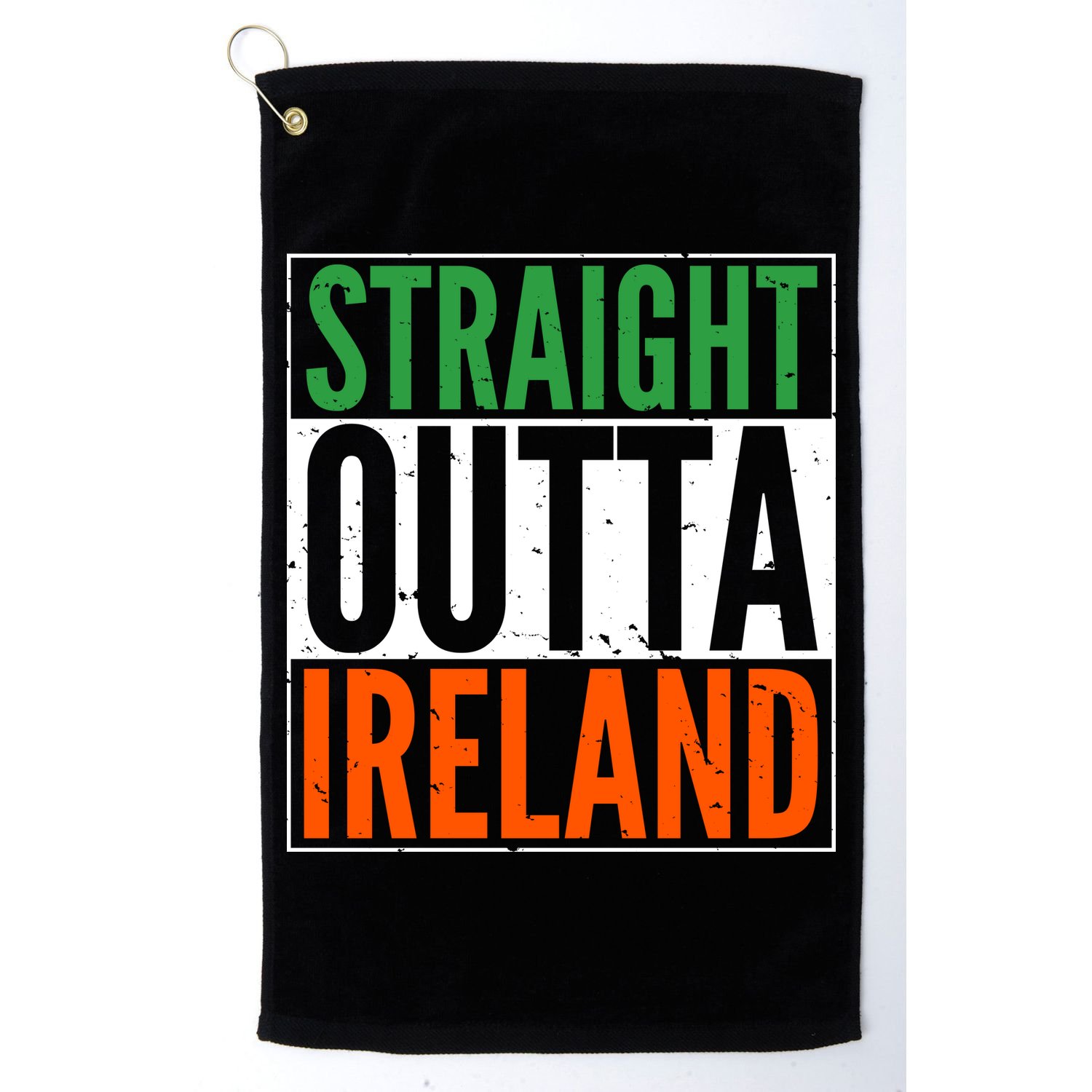 Straight Outta Ireland St. Patrick's Day Irish Golf Towel