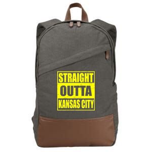 Straight Outta Kansas City Cotton Canvas Backpack