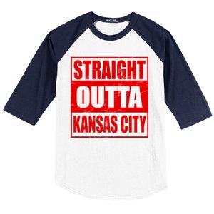 Straight Outta Kansas City Baseball Sleeve Shirt