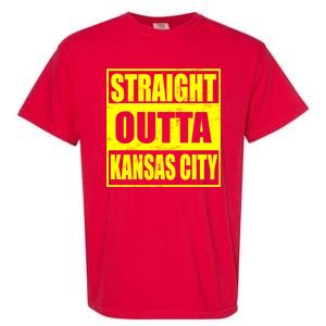 Straight Outta Kansas City Garment-Dyed Heavyweight T-Shirt