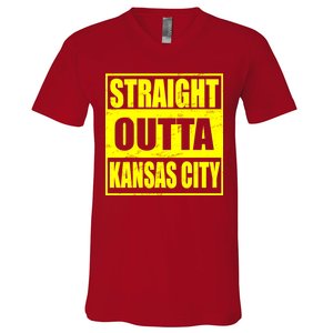 Straight Outta Kansas City V-Neck T-Shirt