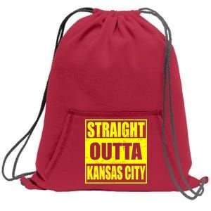 Straight Outta Kansas City Sweatshirt Cinch Pack Bag