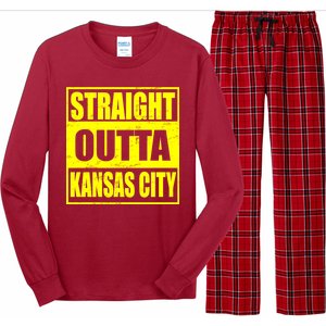 Straight Outta Kansas City Long Sleeve Pajama Set