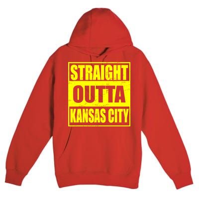 Straight Outta Kansas City Premium Pullover Hoodie