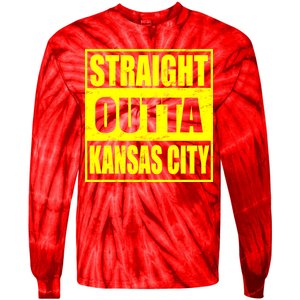 Straight Outta Kansas City Tie-Dye Long Sleeve Shirt