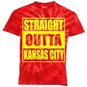 Straight Outta Kansas City Kids Tie-Dye T-Shirt