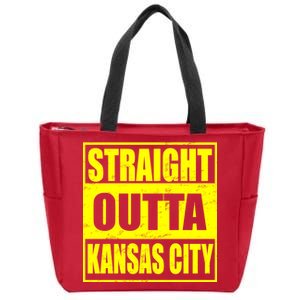 Straight Outta Kansas City Zip Tote Bag