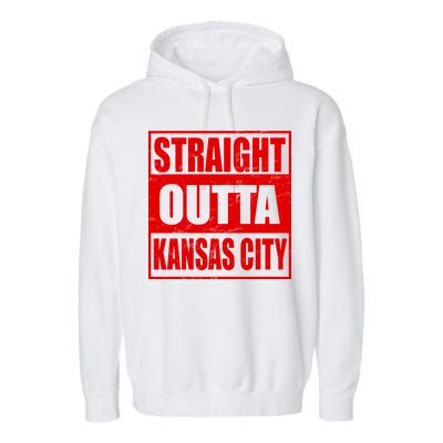 Straight Outta Kansas City Garment-Dyed Fleece Hoodie