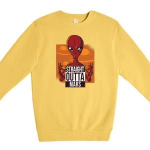 Straight Outta Mars Premium Crewneck Sweatshirt