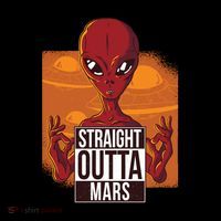 Straight Outta Mars 16 in Basic Backpack