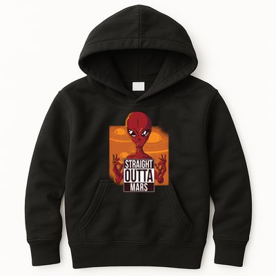 Straight Outta Mars Kids Hoodie