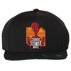 Straight Outta Mars Wool Snapback Cap