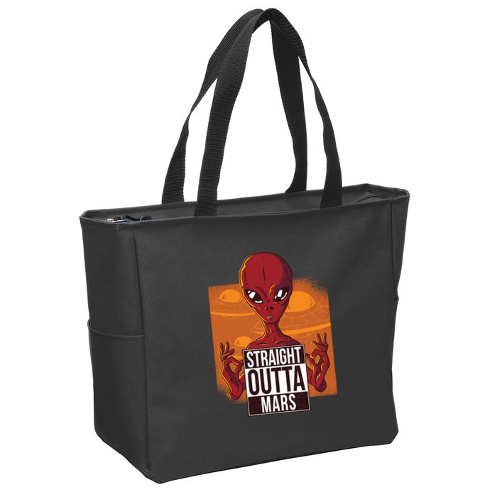 Straight Outta Mars Zip Tote Bag