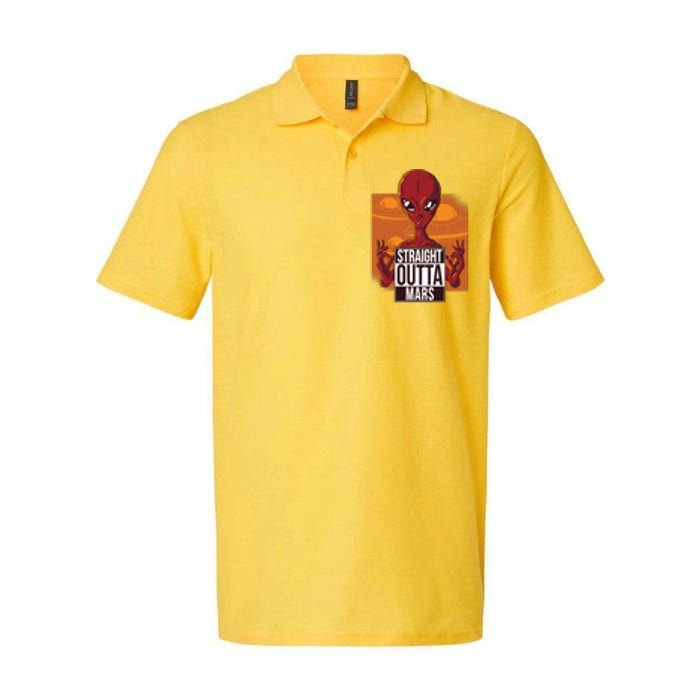 Straight Outta Mars Softstyle Adult Sport Polo