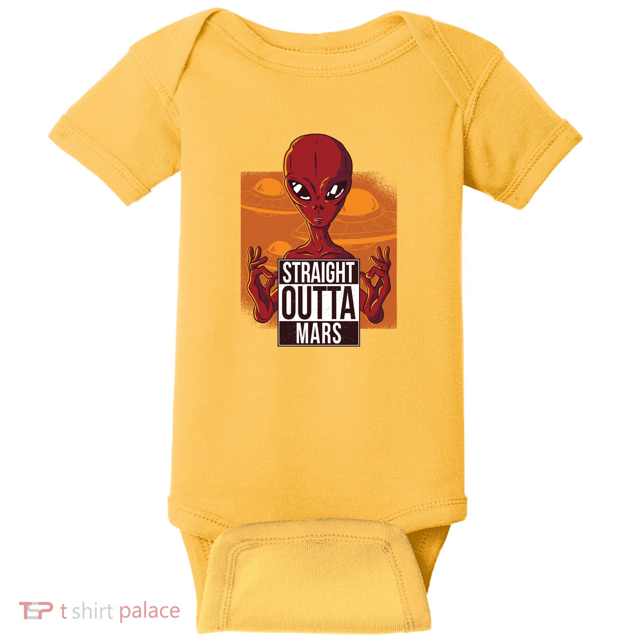 Straight Outta Mars Baby Bodysuit
