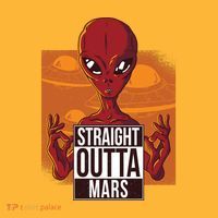 Straight Outta Mars Baby Bodysuit