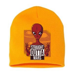 Straight Outta Mars Short Acrylic Beanie