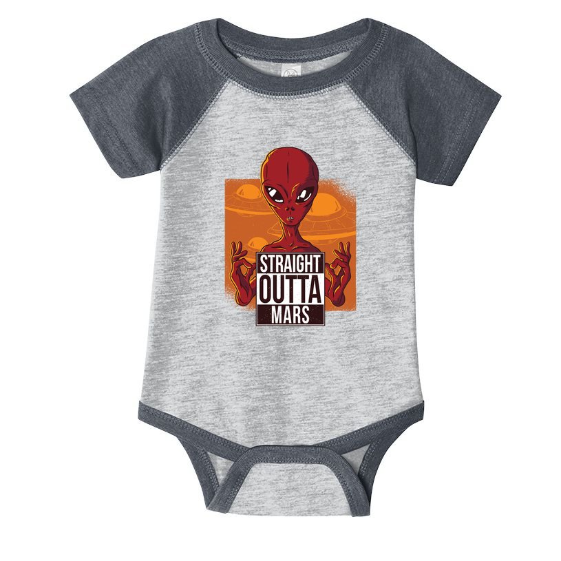 Straight Outta Mars Infant Baby Jersey Bodysuit