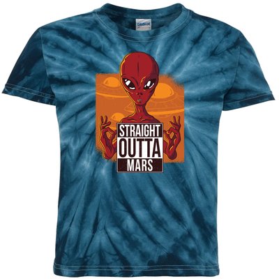 Straight Outta Mars Kids Tie-Dye T-Shirt