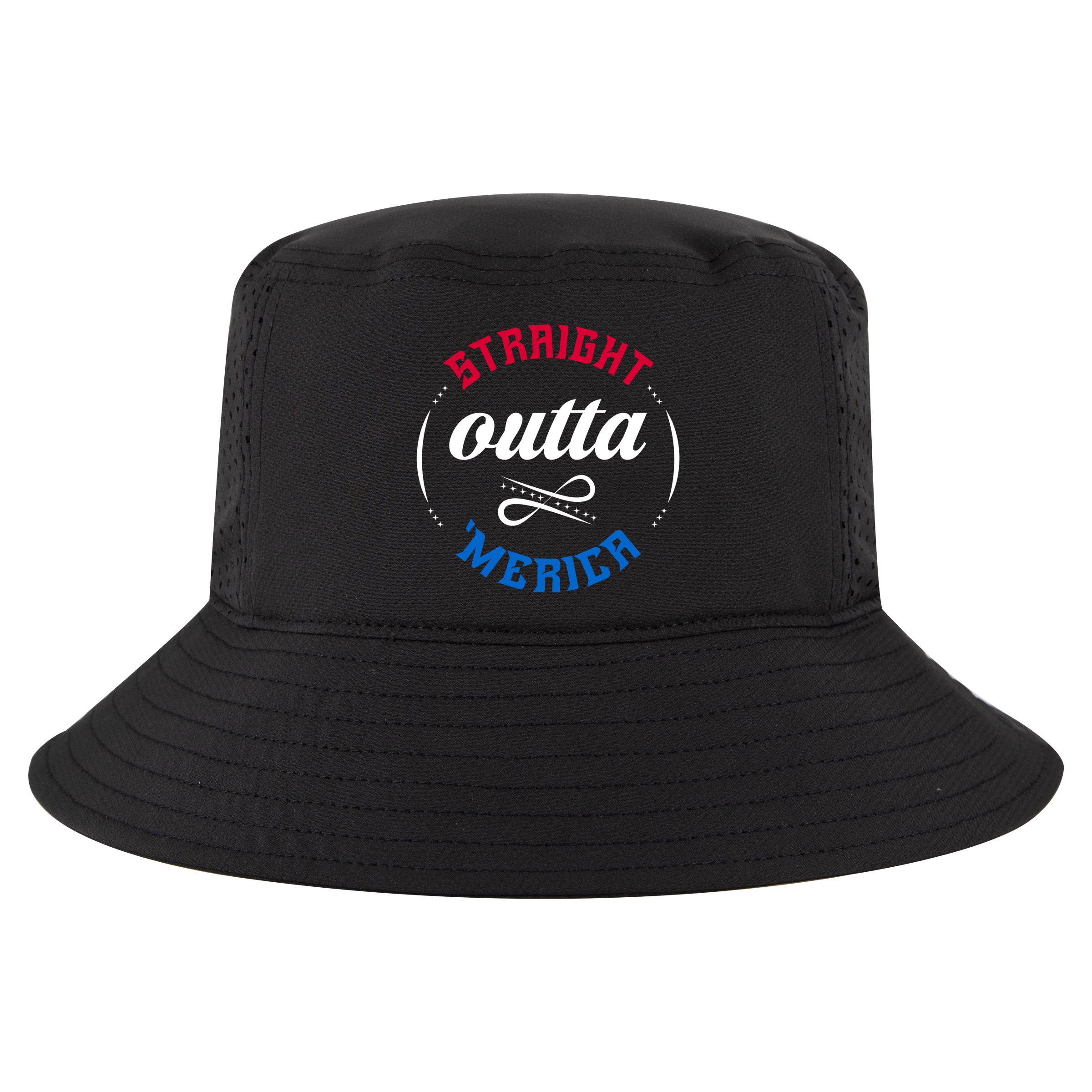 Straight Outta Merica Cool Comfort Performance Bucket Hat