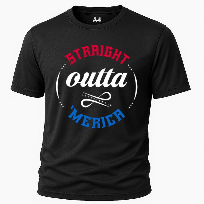 Straight Outta Merica Cooling Performance Crew T-Shirt