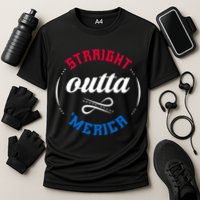 Straight Outta Merica Cooling Performance Crew T-Shirt