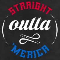 Straight Outta Merica 11oz C Handle Ceramic Mug
