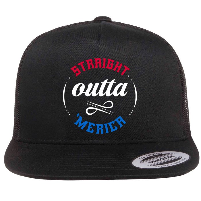 Straight Outta Merica Flatbill Hat