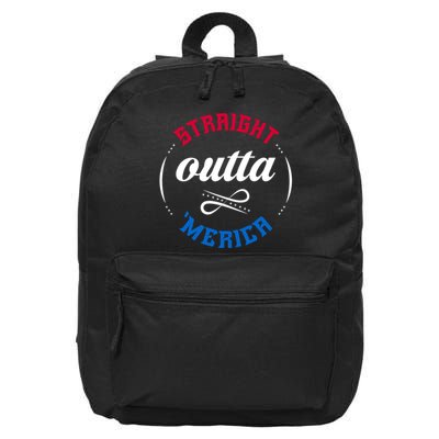 Straight Outta Merica 16 in Basic Backpack