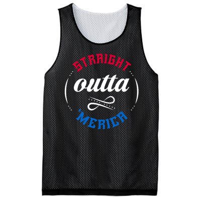 Straight Outta Merica Mesh Reversible Basketball Jersey Tank