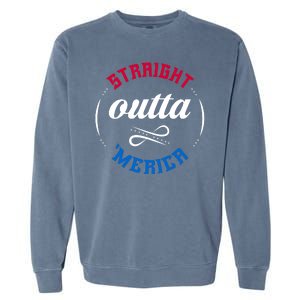 Straight Outta Merica Garment-Dyed Sweatshirt