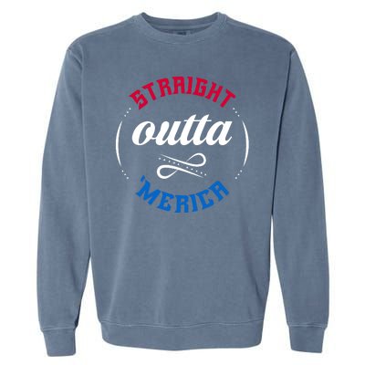 Straight Outta Merica Garment-Dyed Sweatshirt