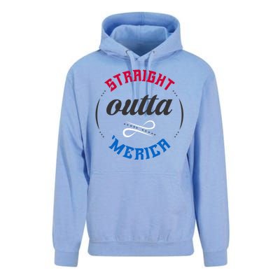 Straight Outta Merica Unisex Surf Hoodie