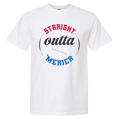 Straight Outta Merica Garment-Dyed Heavyweight T-Shirt