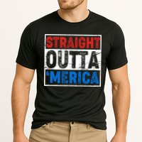 Straight Outta Merica Fourth of July Cooling Performance Crew T-Shirt