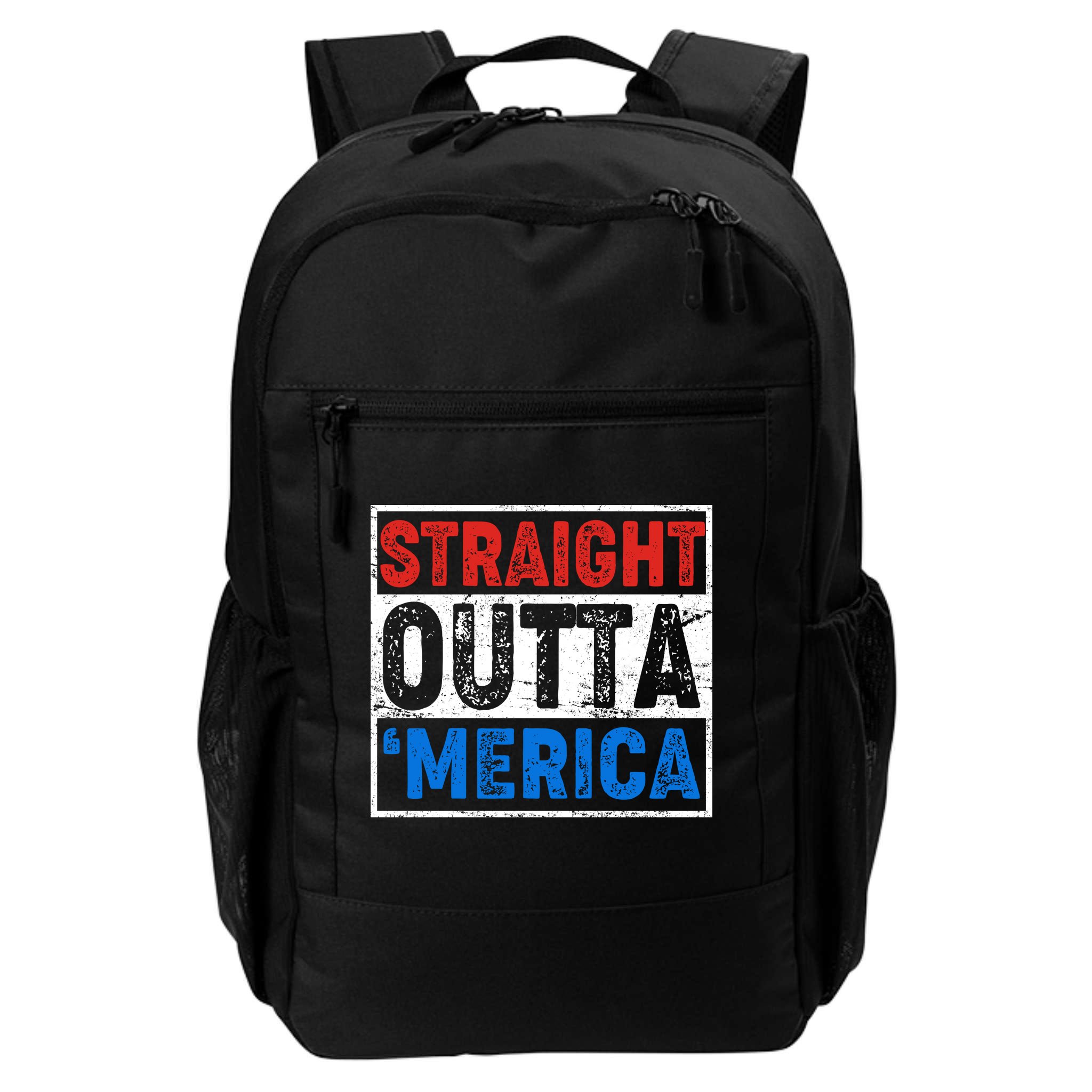 Straight Outta Merica Fourth of July Backpack