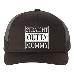 Straight Outta Mommy Yupoong Adult 5-Panel Trucker Hat