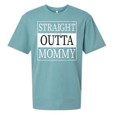 Straight Outta Mommy Sueded Cloud Jersey T-Shirt