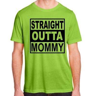 Straight Outta Mommy Funny Adult ChromaSoft Performance T-Shirt