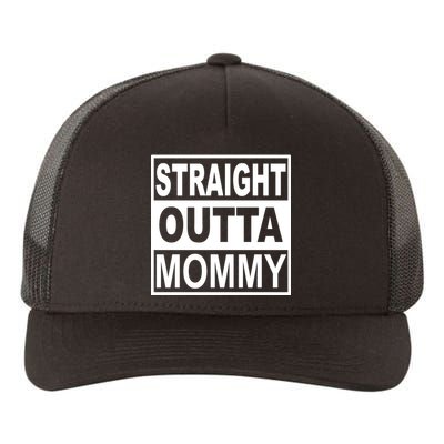 Straight Outta Mommy Funny Yupoong Adult 5-Panel Trucker Hat