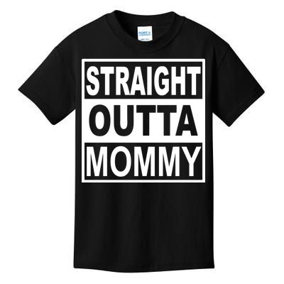 Straight Outta Mommy Funny Kids T-Shirt